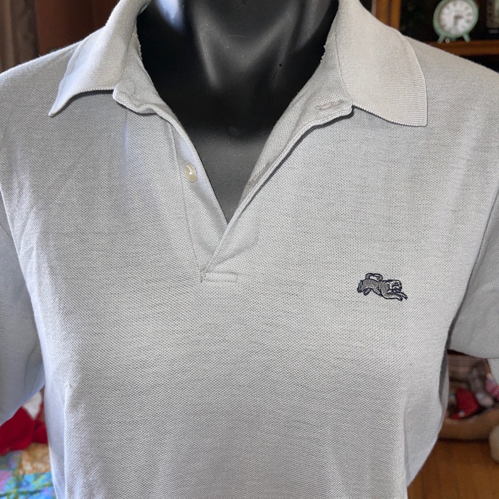 Vintage The Garan Man grey Polo Shirt Size Large